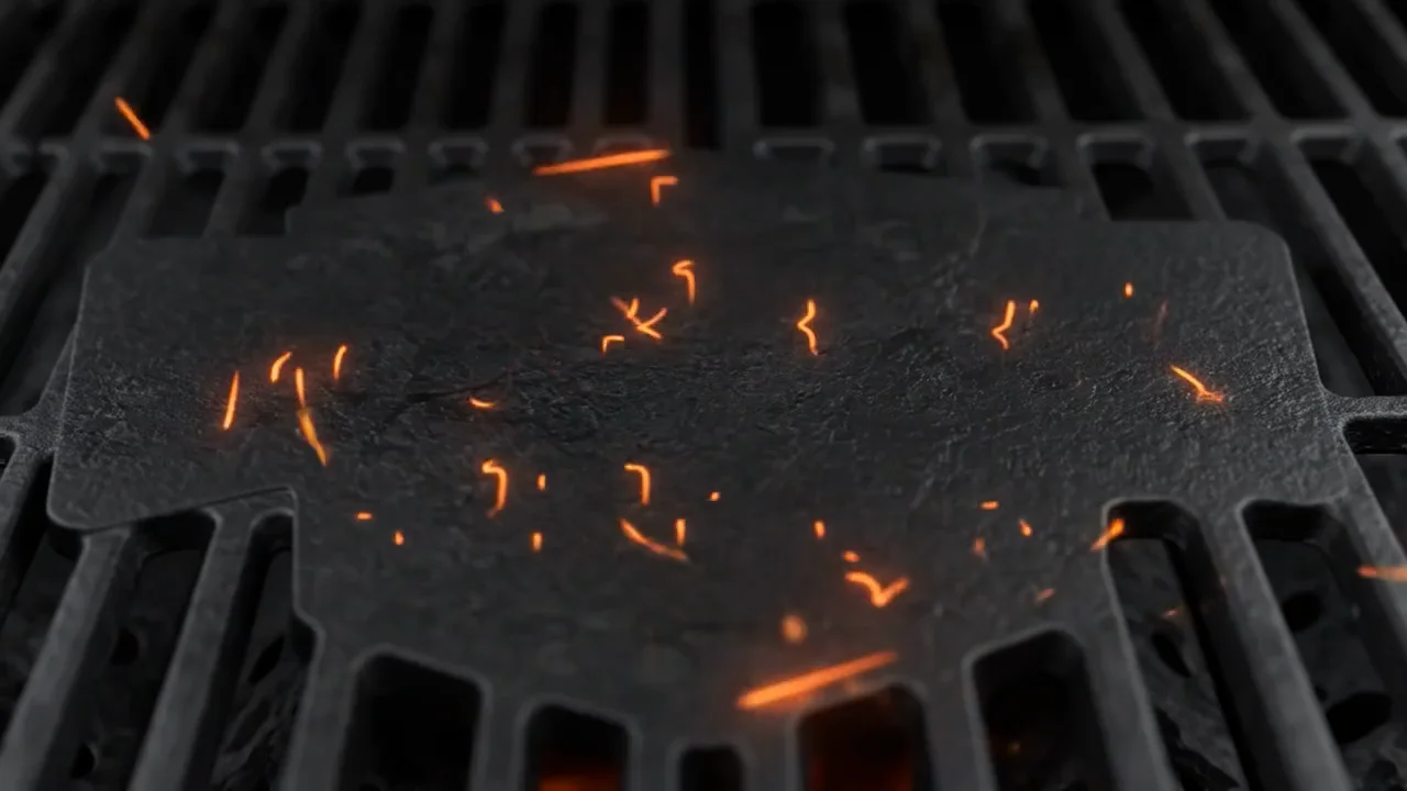 Double A's BBQ animated logo