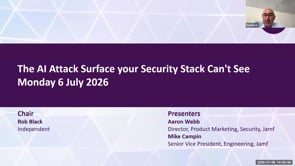 SASIG Webinar - The AI Attack Surface your Security Stack Can't See 2026-07-06 13:00:00