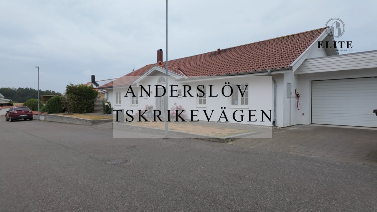 5 rum Villa på Nötskrikevägen 4 Trelleborgs kommun - video