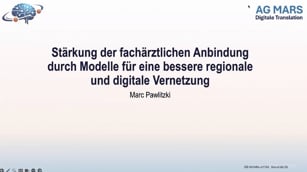 Stärkung der fachärztlichen Anbindung durch Modelle für eine bessere regionale und digitale Vernetzung