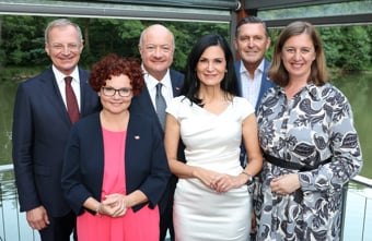 Netzwerken, Zuversicht und Standortfragen standen beim Grünberger Sommerfest im Mittelpunkt