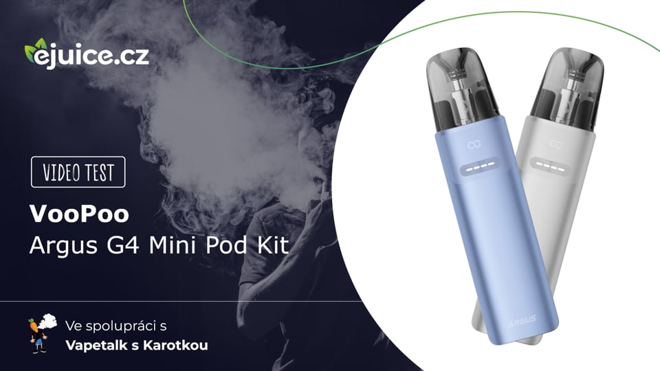 VooPoo Argus G4 Mini Pod Kit - video test (CZ)