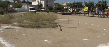 Comença la renaturalització dels patis de l'Escola Empúries