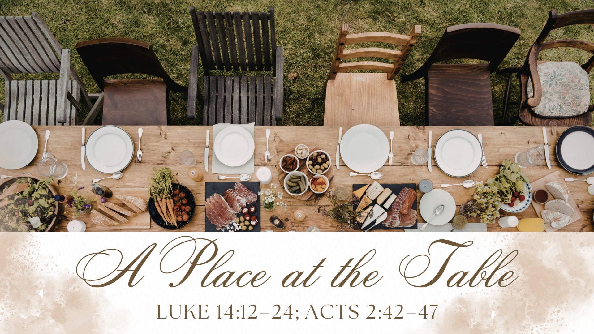 "A Place at the Table" - Sunday Service