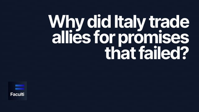 Italy's motives for entering WWI