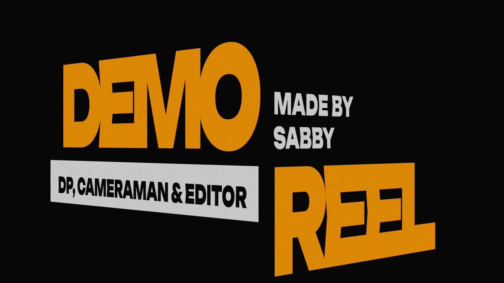 Demo Reel