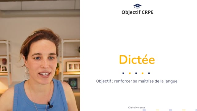 Améliorez votre orthographe pour le CRPE : dictée en live !