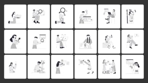 Animated Business Management, a Person Illustration by Prosymbols (Thumbnail 4 of 4)
