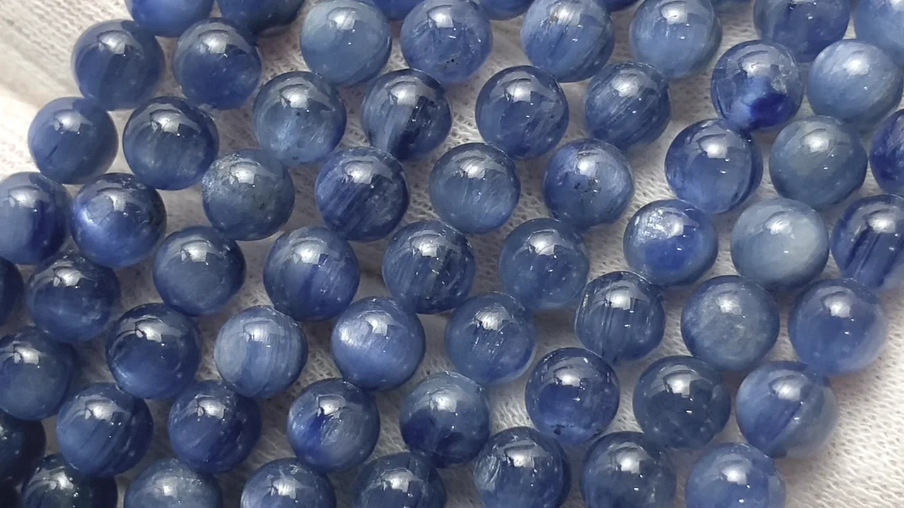 カイヤナイト ラウンド6mm ブレスレット｜天然石ビーズの卸問屋・通販