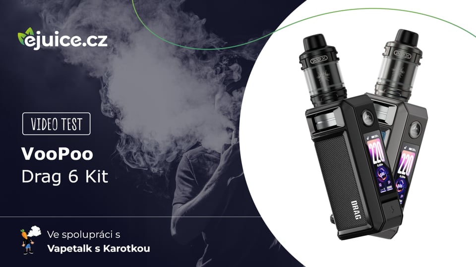 VooPoo Drag 6 Kit - video test (CZ)