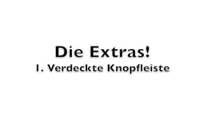 Verdeckte Knopfleiste