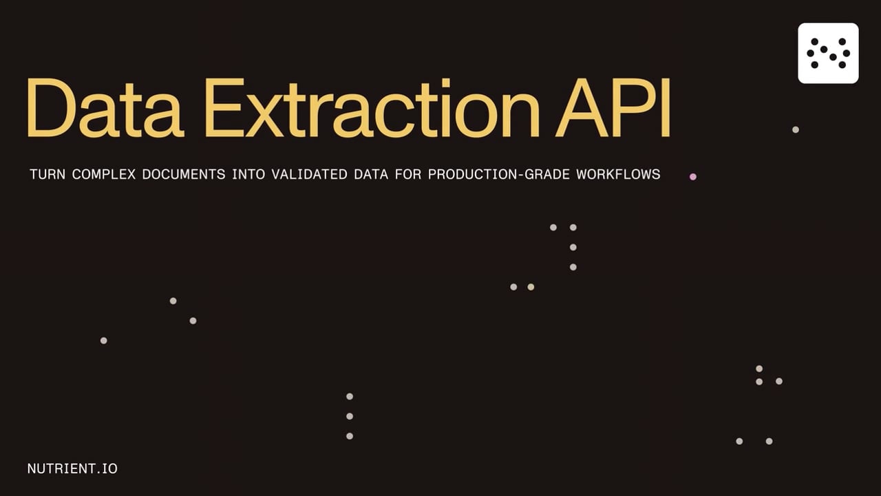 Data Extraction API demo