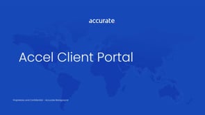 Accel Client Portal Demonstration