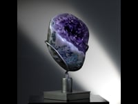 Astro West - Genuine Amethyst Geode on Swivel Custom Stand AWHOME546 Video