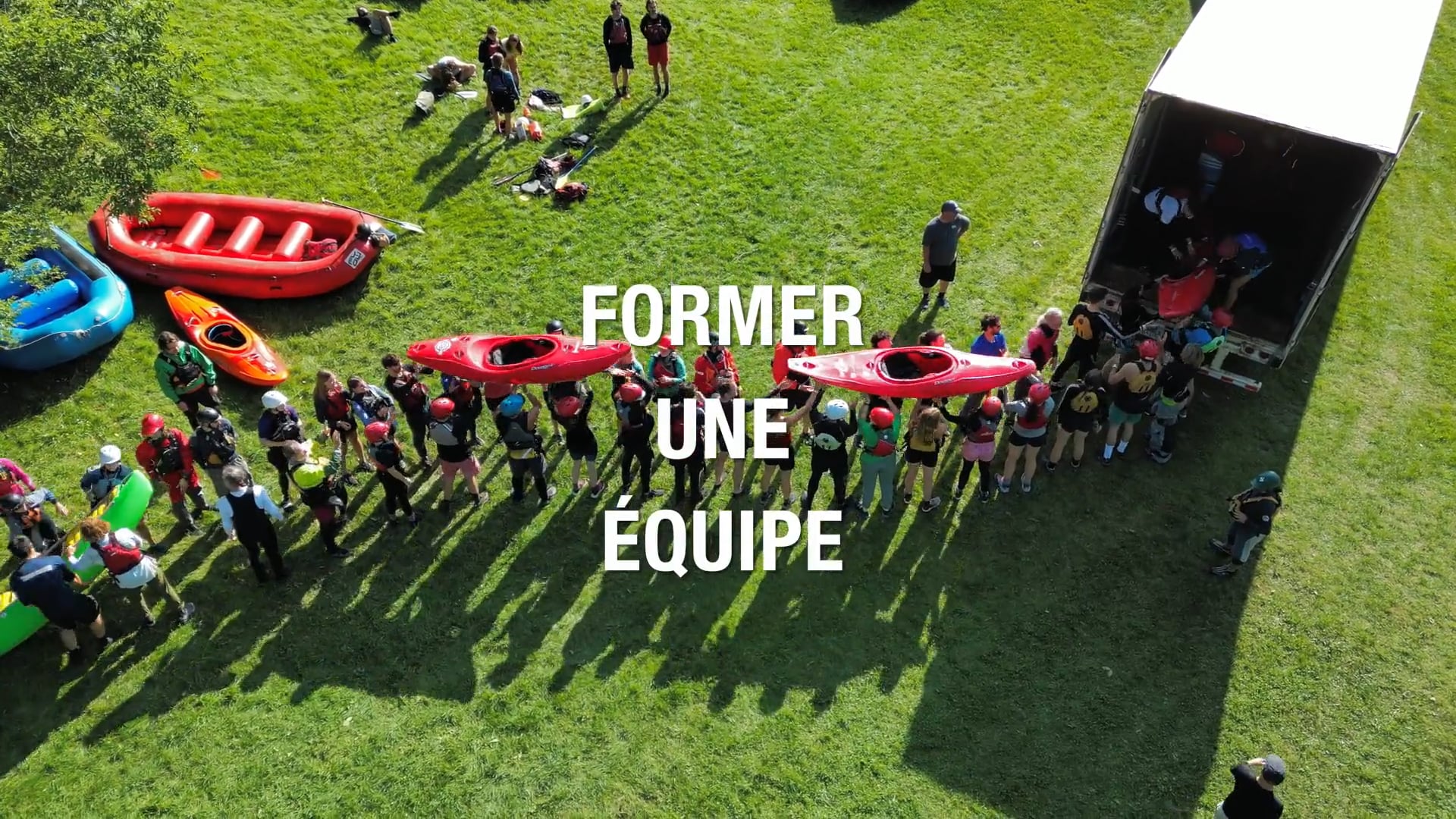 Former une équipe - La route bleue