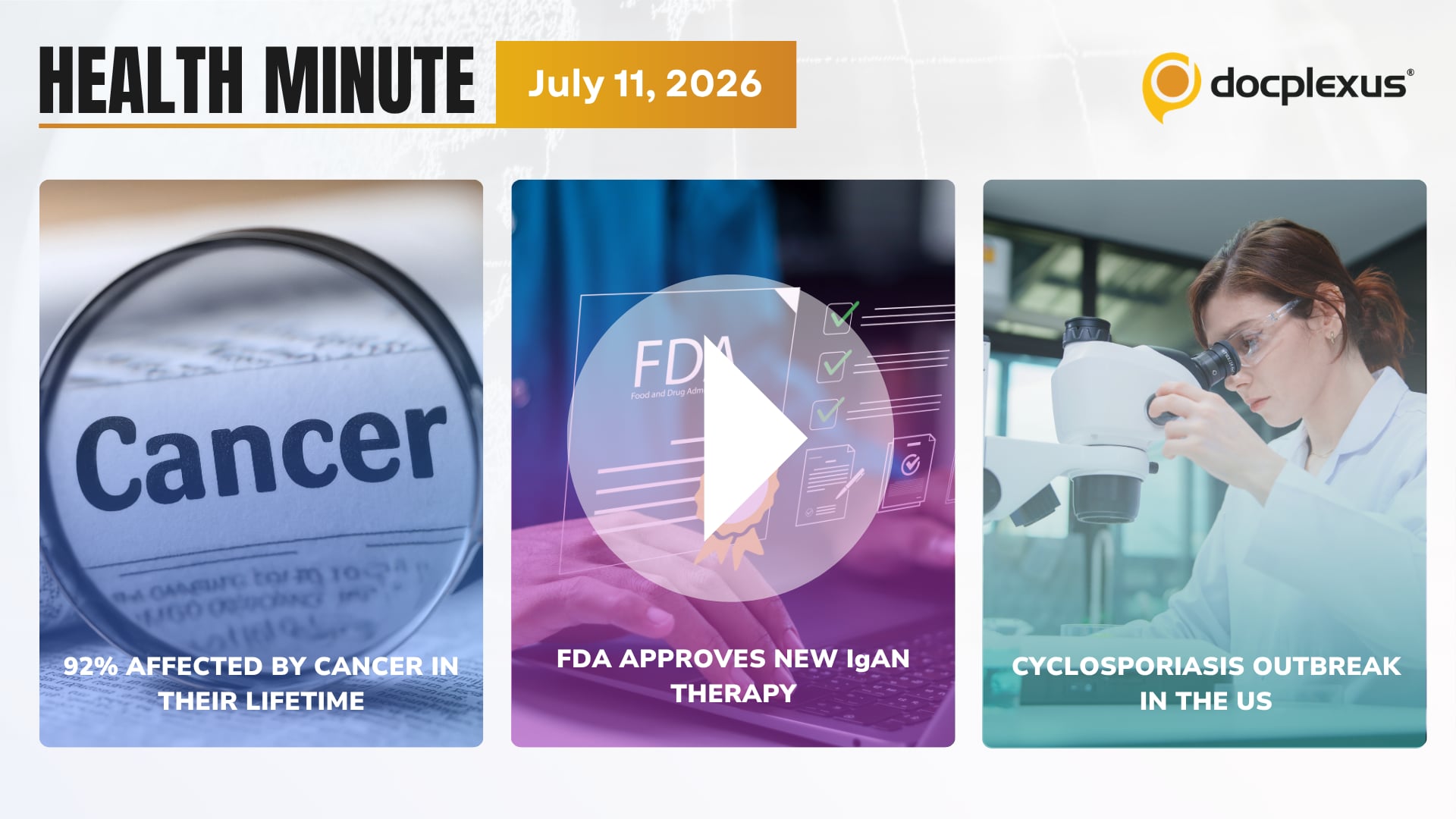 Emerging Updates: WHO Cancer Report, IgAN Therapy & Cyclosporiasis Outbreak