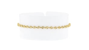 .50 ct. t.w. Bezel-Set Diamond Tennis Bracelet in 18kt Gold Over Sterling