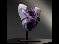 Astro West - Natural Amethyst Geode on Custom Stand AWHOME547 Video