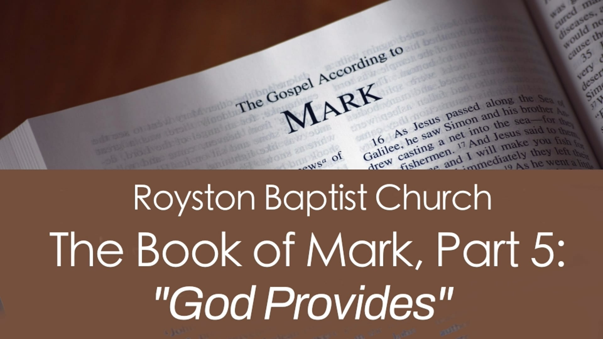 Royston Baptist Church 11 AM Worship Service Message for July 12, 2026