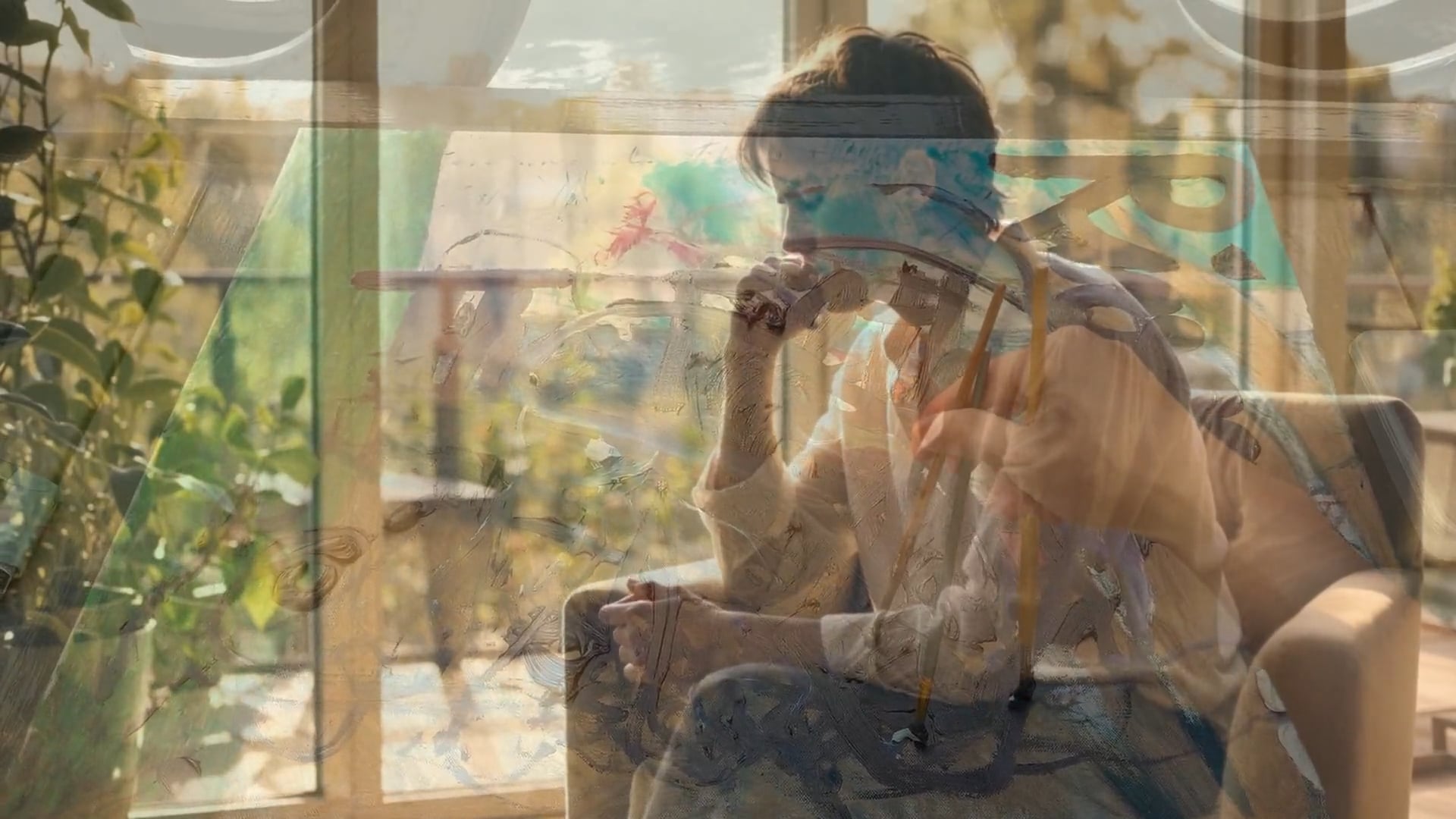 The Artist In The Window