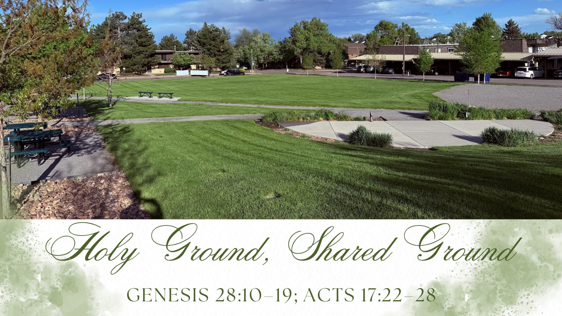 "Holy Ground, Shared Ground" - Sunday Service