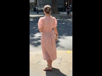 Tulip @Liberty Cotton Lawn Blush Pink Dress