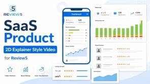  SaaS Product Launch 2D Explainer Video for Review5