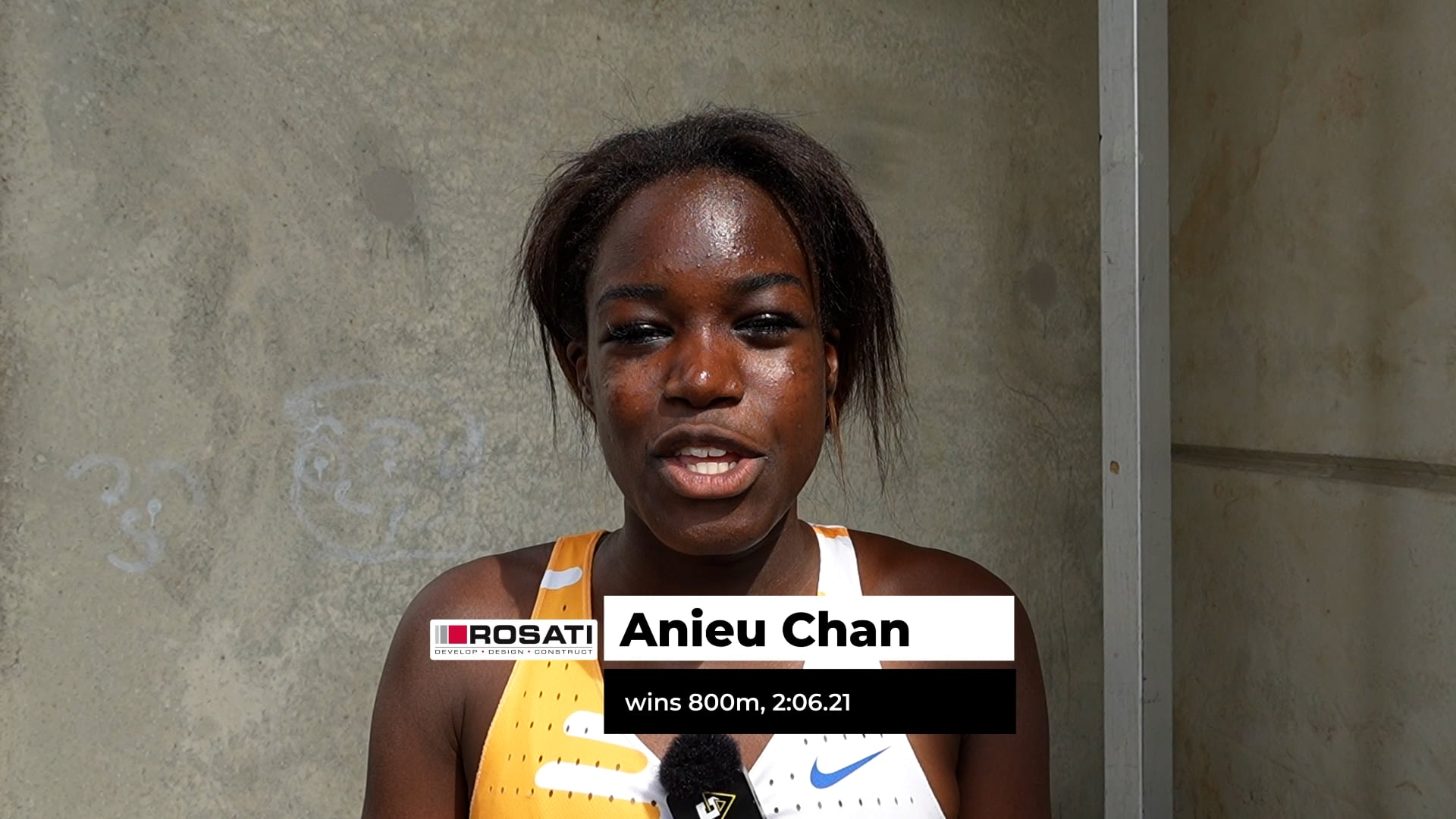Anieu Chan wins 800m at U20's