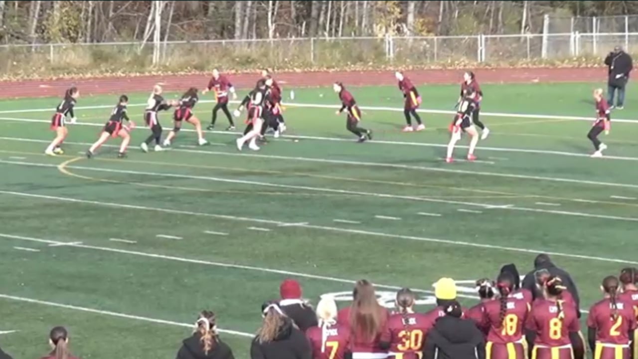 Incidental contact as runner extends ball to GL or illegal contact