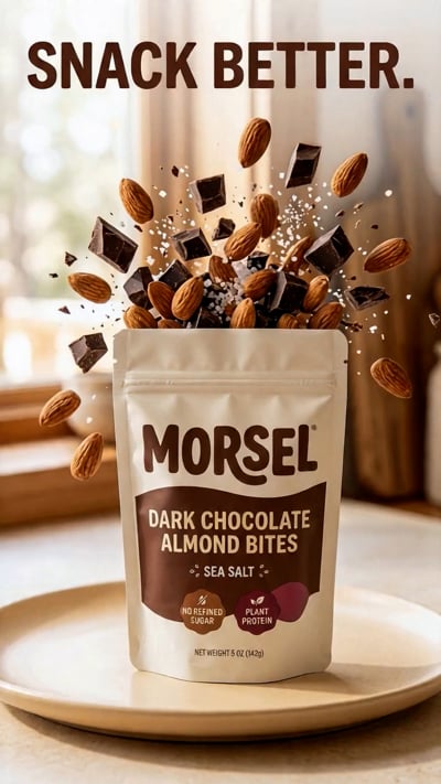 Example sample reel for a snack brand