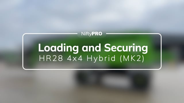 HR28 4x4 Hybrid (MK2) Loading & Securing Guide