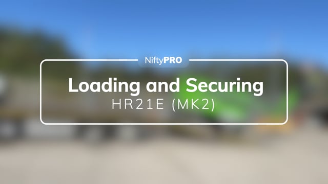 HR21E (MK2) Loading & Securing Guide