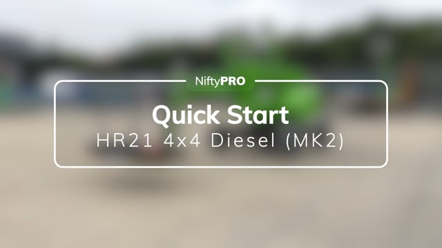 HR21 4x4 Diesel (MK2) Quick Start Guide