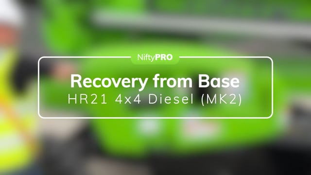 HR21 4x4 Diesel (MK2) Recovery from Base Guide