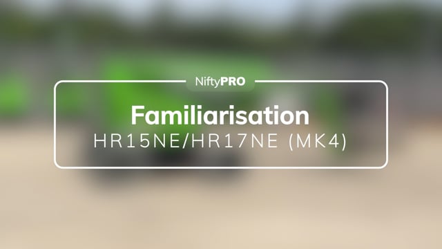 HR15NE/HR17NE (MK4) Familiarisation Guide