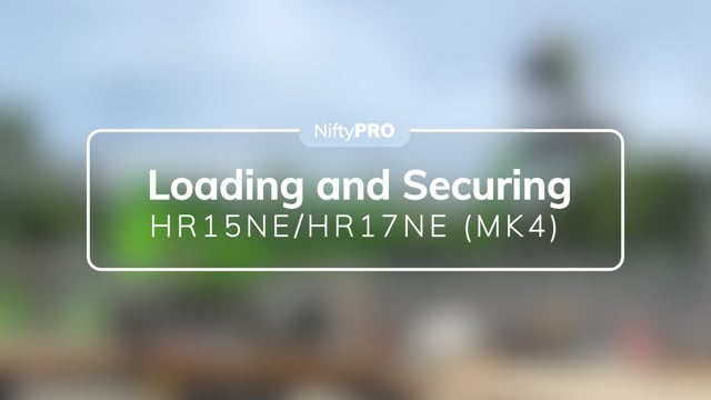 HR15NE/HR17NE (MK4) Loading & Securing Guide