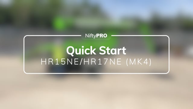 HR15NE/HR17NE (MK4) Quick Start Guide