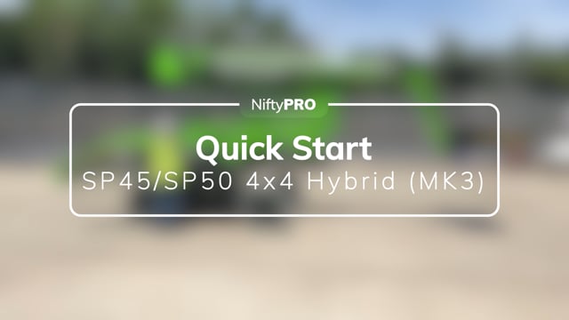 SP45/SP50 4x4 Hybrid (MK3) Quick Start Guide