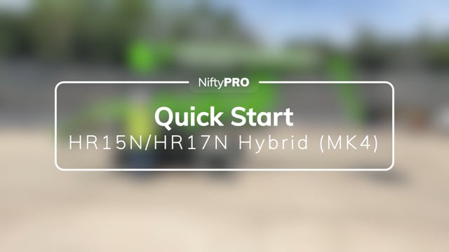 HR15N/HR17N Hybrid (MK4) Quick Start Guide