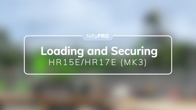 HR15E/HR17E (MK3) Loading & Securing Guide