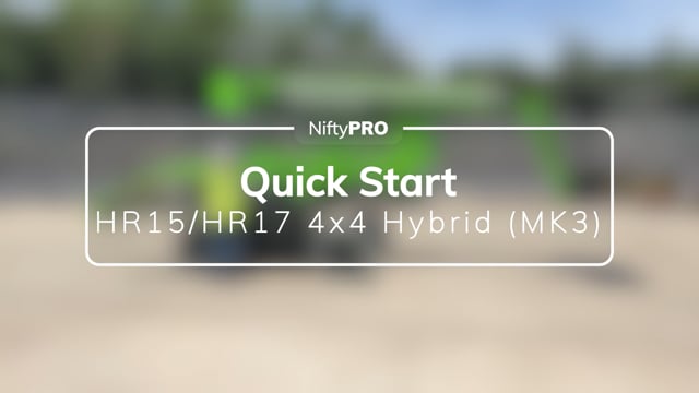 HR15/HR17 4x4 Hybrid (MK3) Quick Start Guide