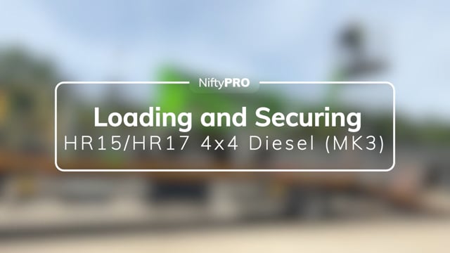 HR15/HR17 4x4 Diesel (MK3) Loading & Securing Guide