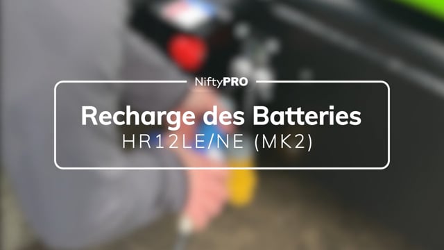 Guide de recharge des batteries de la HR12LE/NE (MK2)