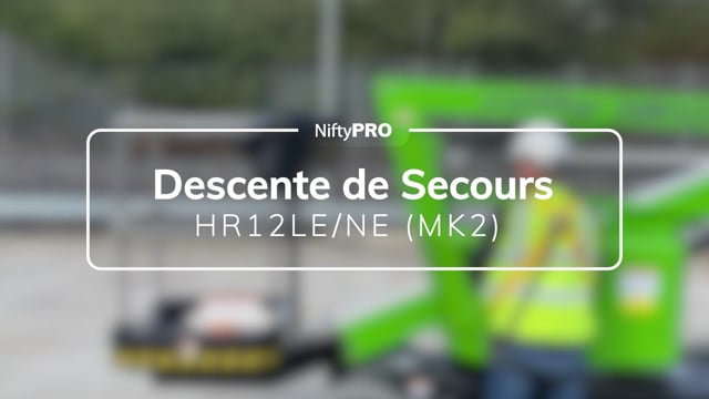 Guide de descente de secours de la HR12LE/NE (MK2)