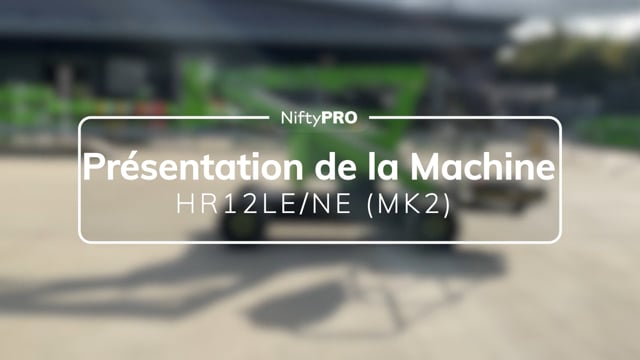 Présentation de la machine HR12LE/NE (MK2)