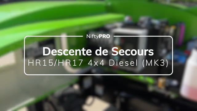 Guide de descente de secours de la HR15/HR17 4x4 Diesel (MK3)