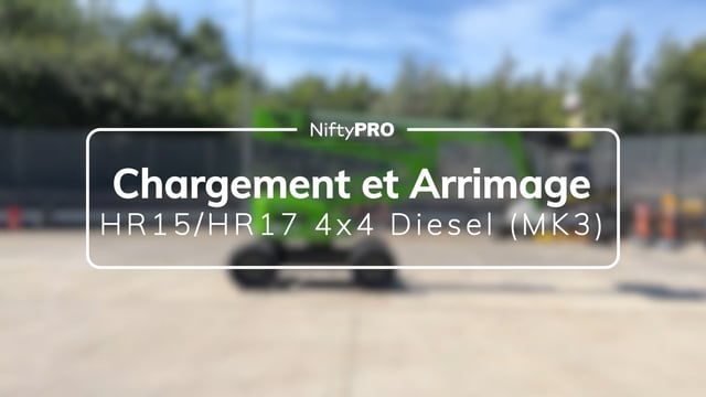 Guide de chargement et d'arrimage de la HR15/HR17 4x4 Diesel (MK3)