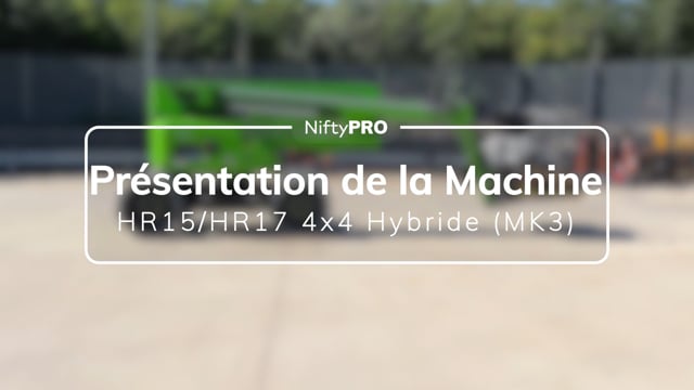 Présentation de la machine HR15/HR17 4x4 Hybride (MK3)