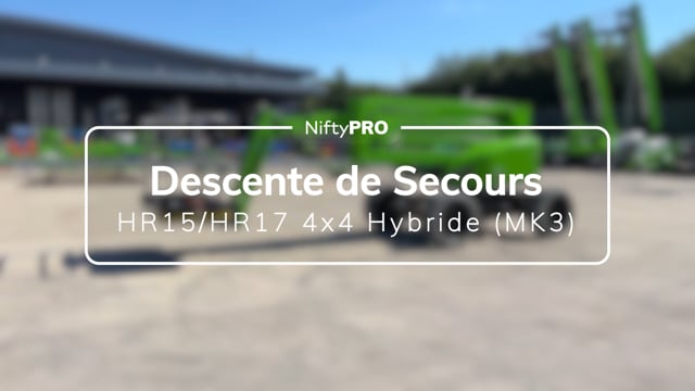 Guide de descente de secours de la HR15/HR17 4x4 Hybride (MK3)