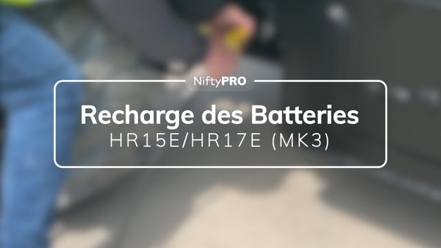 Guide de recharge des batteries de la HR15E/HR17E (MK3)